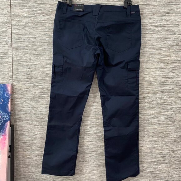 LAPG Mens Tactical Cargo Pants 18X Long Navy Blue Durable Ripstop Fabric - Picture 4 of 11